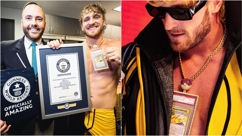Logan Paul vai vender carta de Pokémon que lhe valeu recorde do Guinness