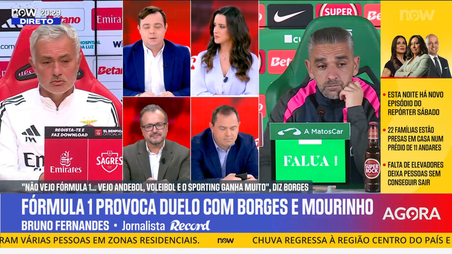 Editor de Record comenta conferências dos dois treinadores