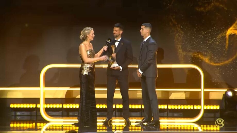 Momento nos Globe Soccer Awards