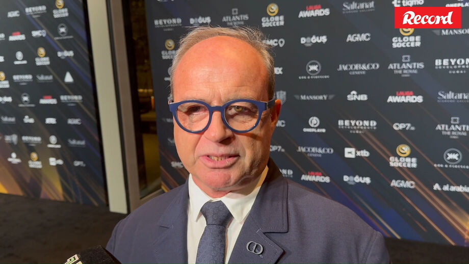 Diretor desportivo do PSG respondeu à questão colocada por Record à margem dos Globe Soccer Awards, no Dubai