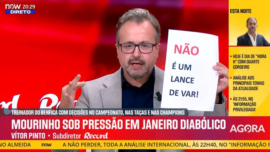 Subdiretor de Record explica decisão da equipa de arbitragem em momento que gerou muita polémica