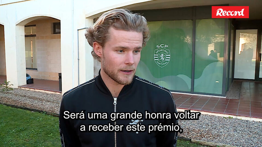 Capitão do Sporting distinguido por Record