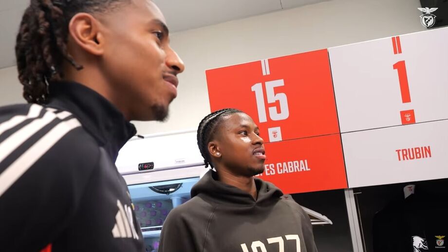 Encarnados divulgam bastidores do primeiro dia do mais recente reforço, que já treinou com os novos colegas