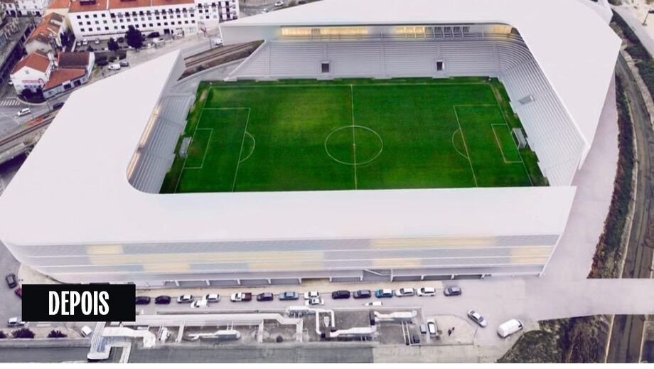 Novo estádio Manuel Marques: projeto de renovação em andamento
