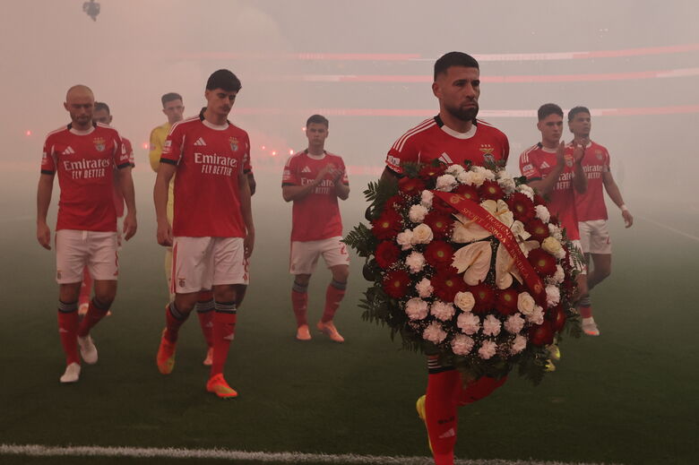 A homenagem do Benfica a Sérgio Caetano, antigo líder dos Diabos Vermelhos