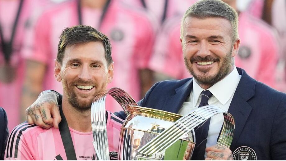David Beckham e Messi conquistaram MLS pela primeira vez