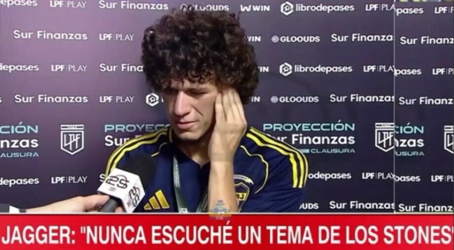 Jogador do Boca Juniors, parecido com Jagger, nunca ouviu Rolling Stones