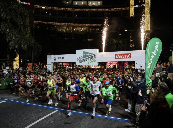 Lisboa ao rubro: as melhores imagens de mais uma edição da São Silvestre El Corte Inglés