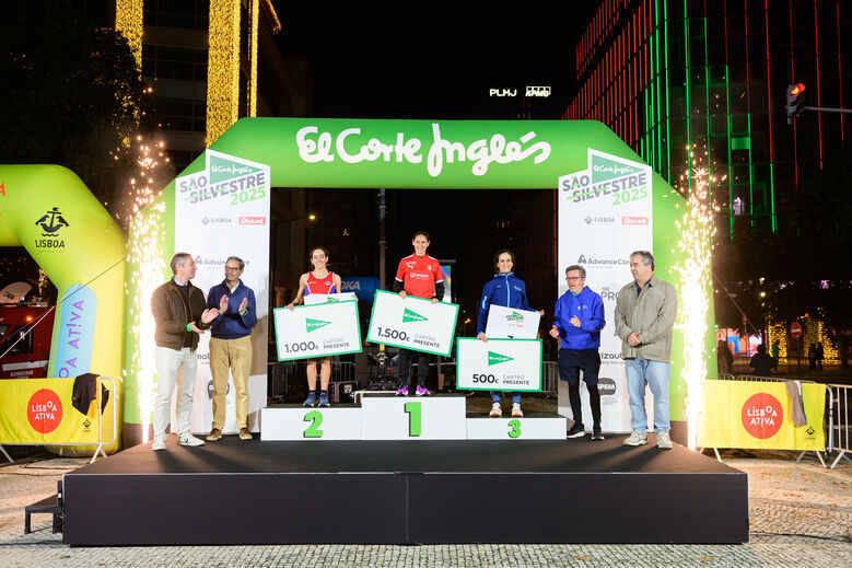 Vencedores da São Silvestre El Corte Inglés 2025 recebem prémios