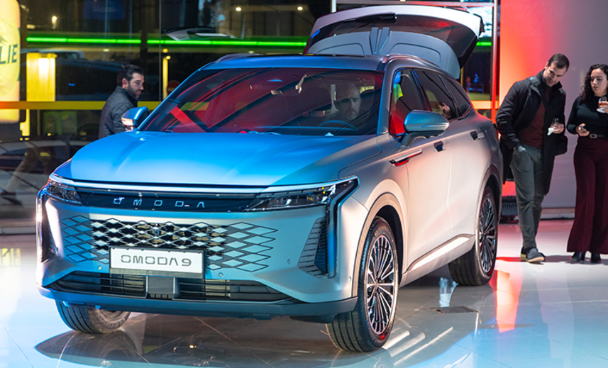 Apresentação do novo OMODA 9 em Leiria, marcando a expansão do Grupo Confraria