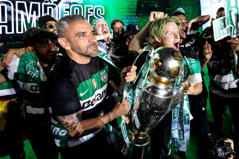 Sporting festeja título de campeão da temporada 2024/25