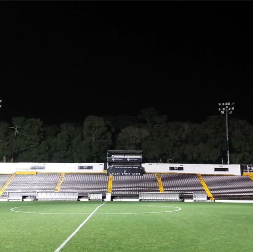 Estádio do Caldas Sport Clube nas vésperas do jogo com o Sp. Braga