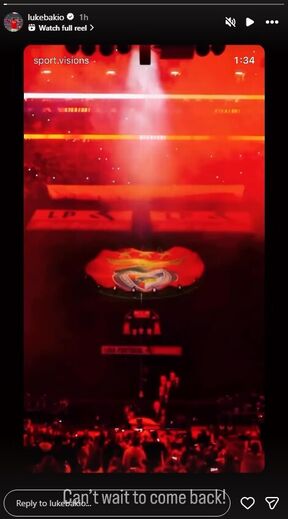 Mensagem de Lukebakio nas redes sociais