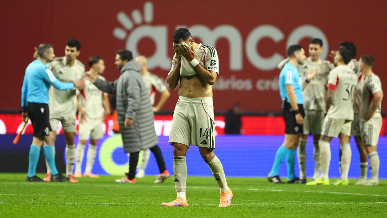 Benfica com a pior 1.ª volta desde a pandemia Covid-19