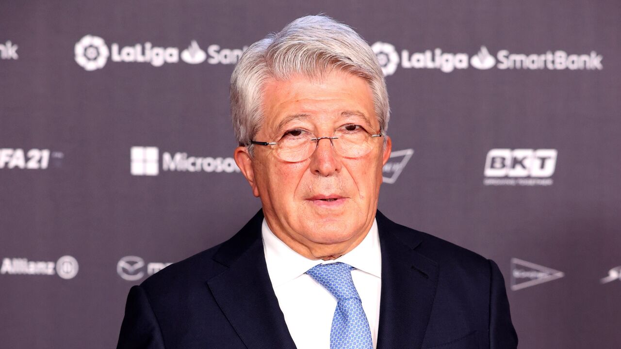 Enrique Cerezo é o presidente do At. Madrid desde 2002
