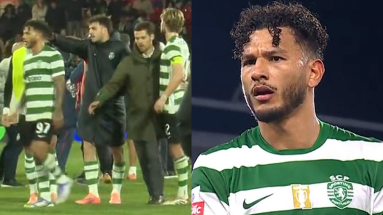 Bernardo Palmeiro, diretor geral do futebol dos leões, meteu gelo na confusão a meio-campo