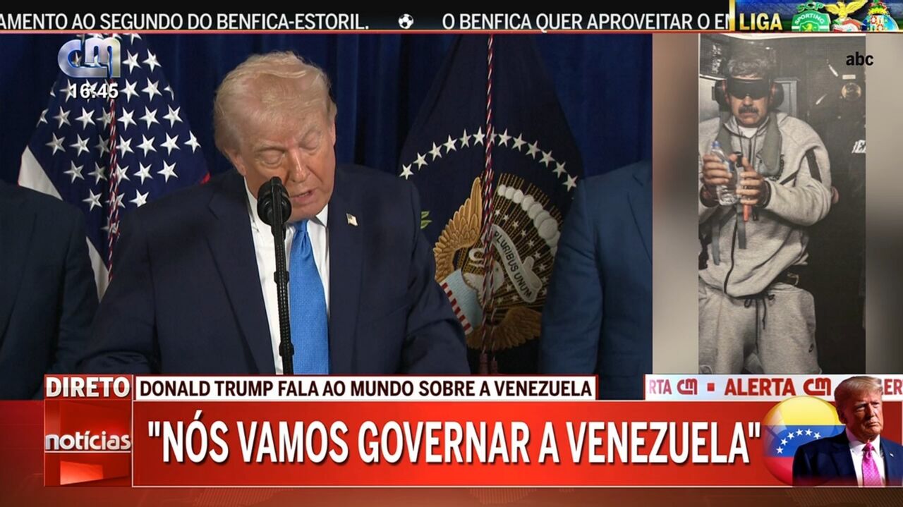 Trump declara intenção de governar a Venezuela