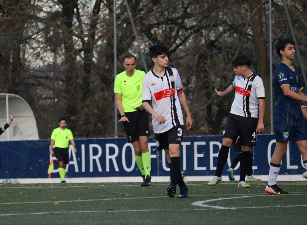 João Pinheiro em ação no distrital de juvenis de Braga