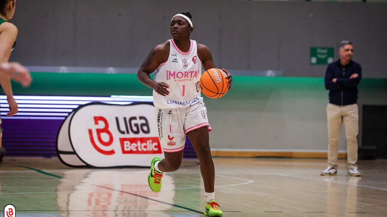 Micaela Kelly na vitória do Imortal sobre o Sporting