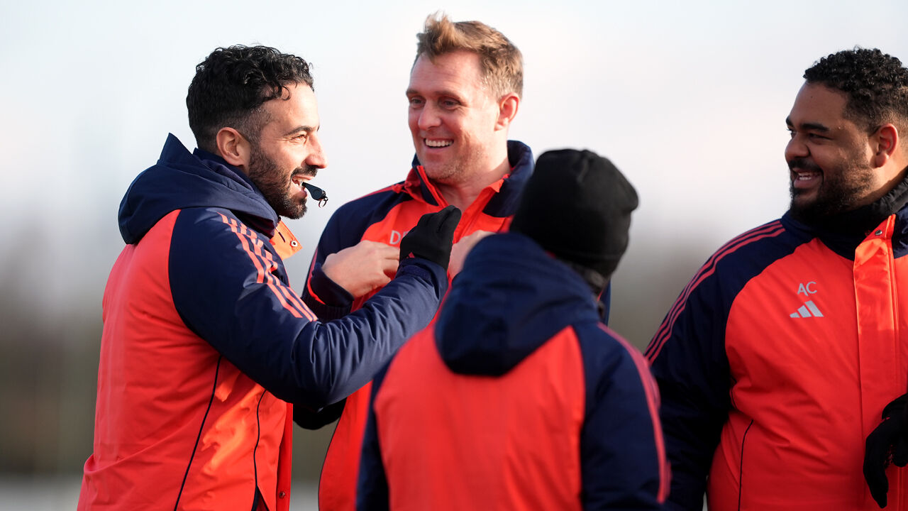 Ruben Amorim e Darren Fletcher construíram uma boa relação no Manchester United