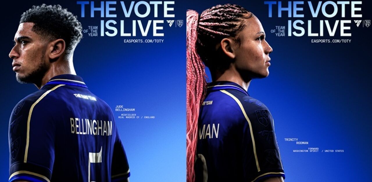 Jude Bellingham e Trinity Rodman estão nomeados para a equipa do ano do FIFA 23