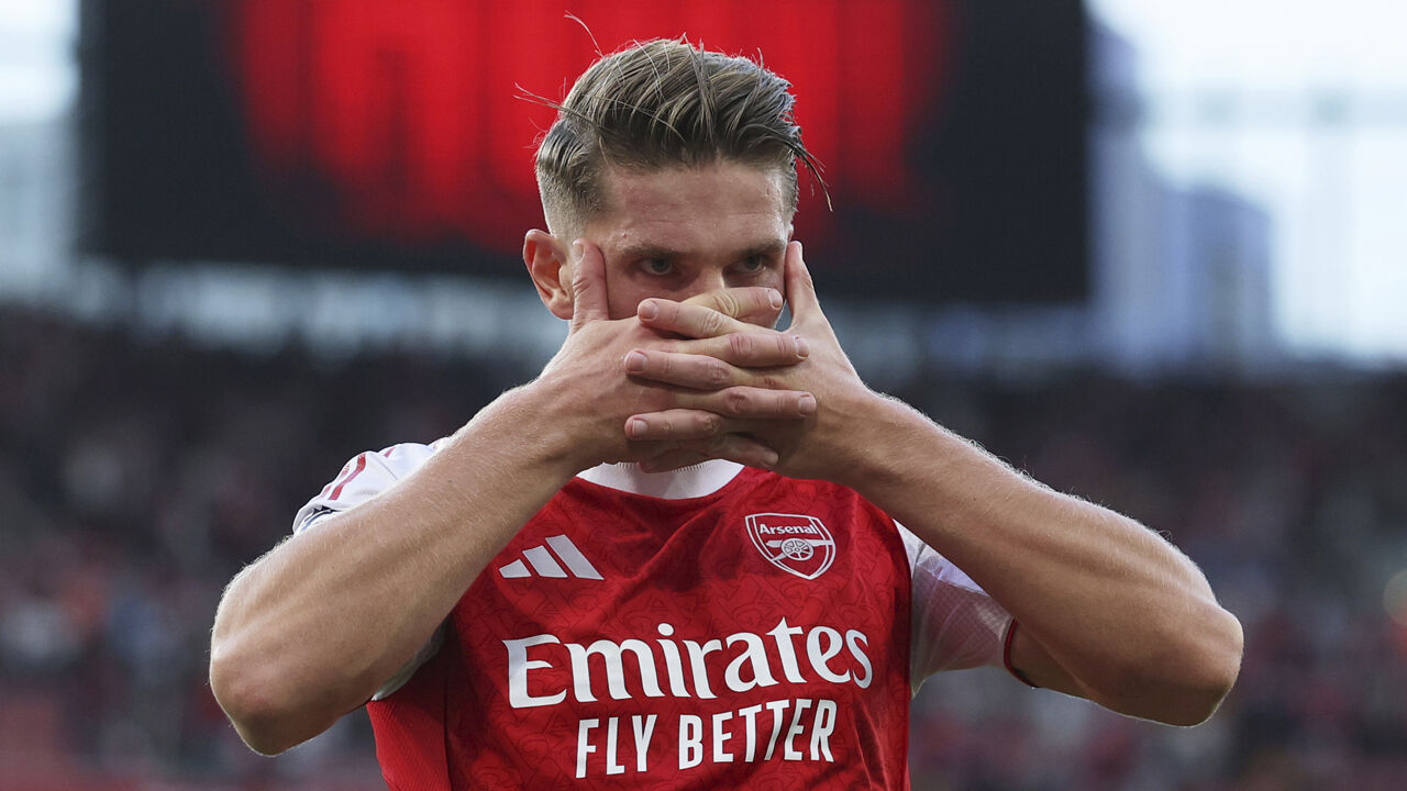 Gyökeres marcou 7 golos em 23 jogos com a camisola do Arsenal