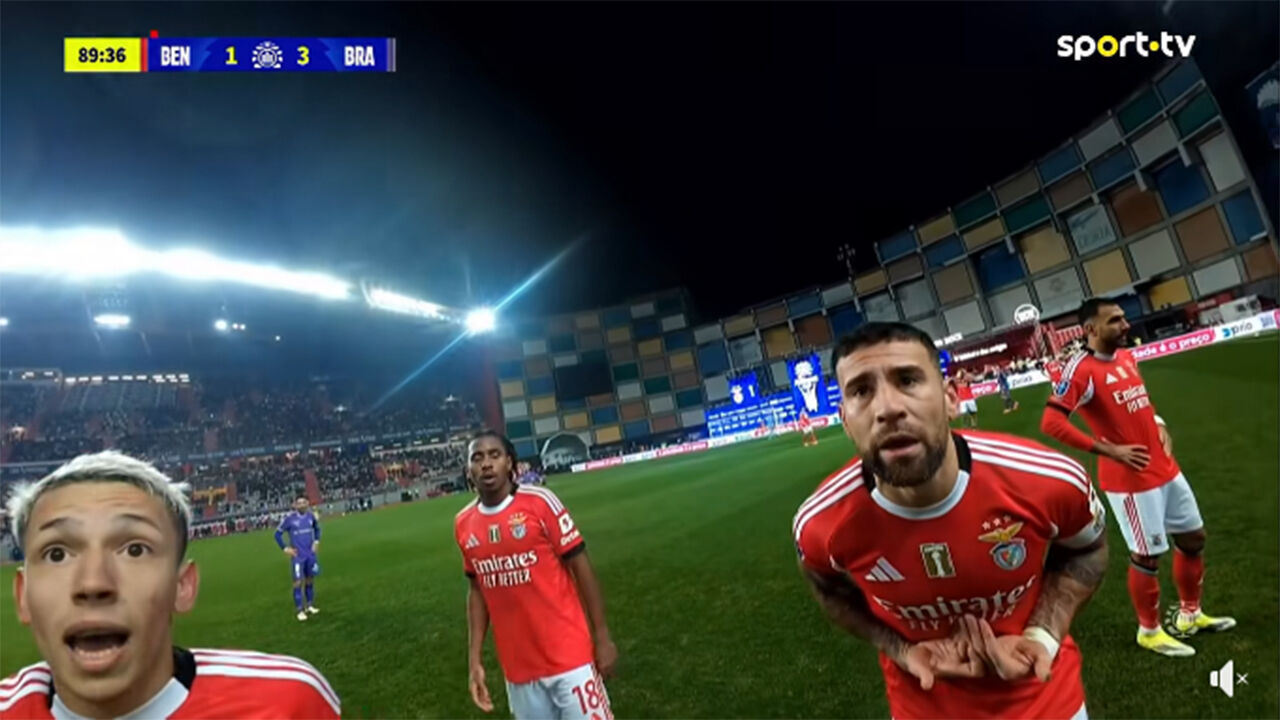 Liga divulga imagens de bodycam do árbitro no jogo Benfica- Braga