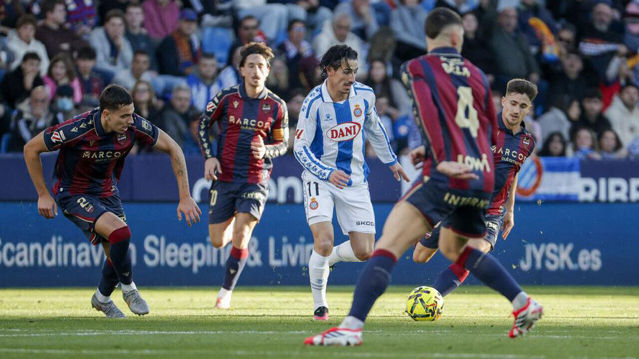 Espanyol e Levante empatam em Valência