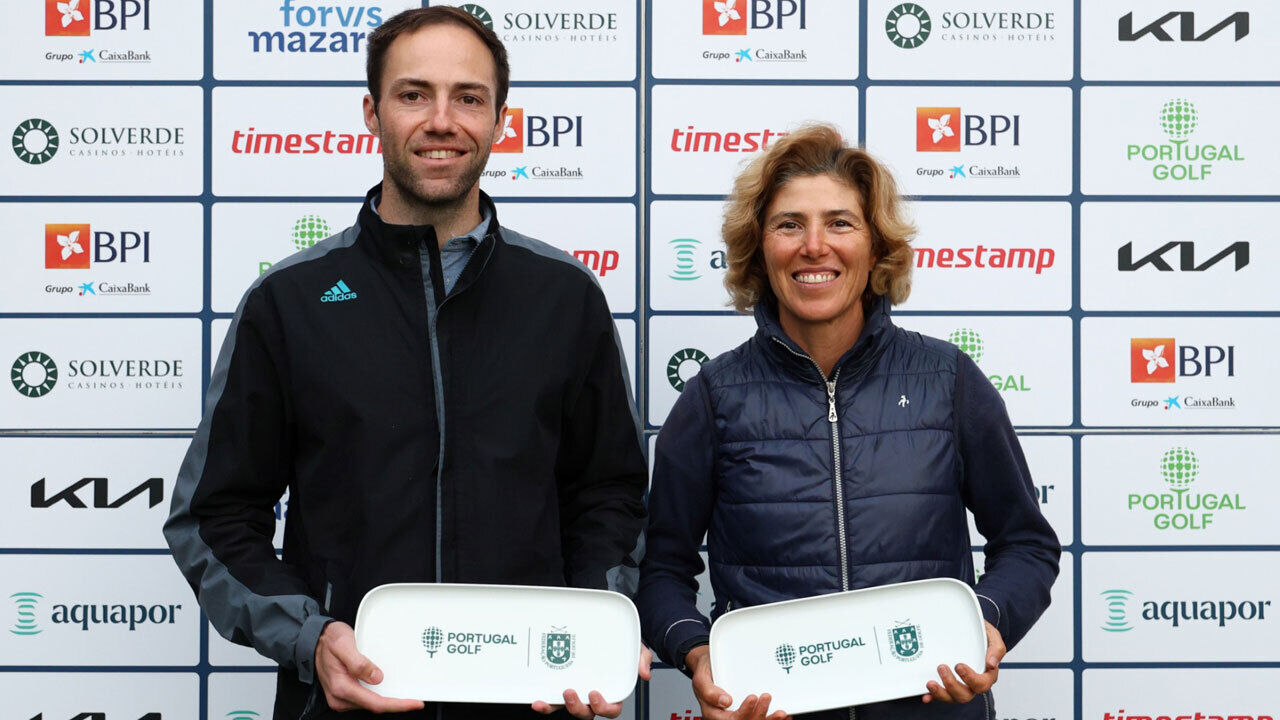 Marta Lampreia e Pedro Sá Lima vencem no Amendoeira Golf Resort