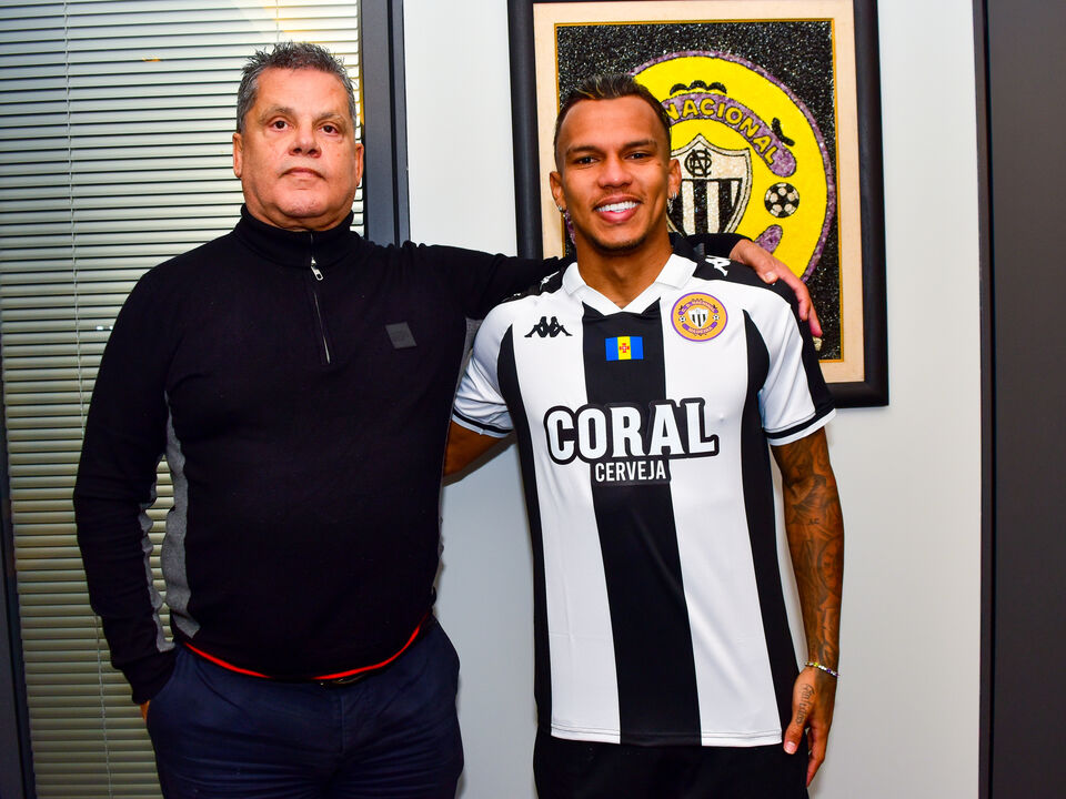 Rui Alves com o novo reforço