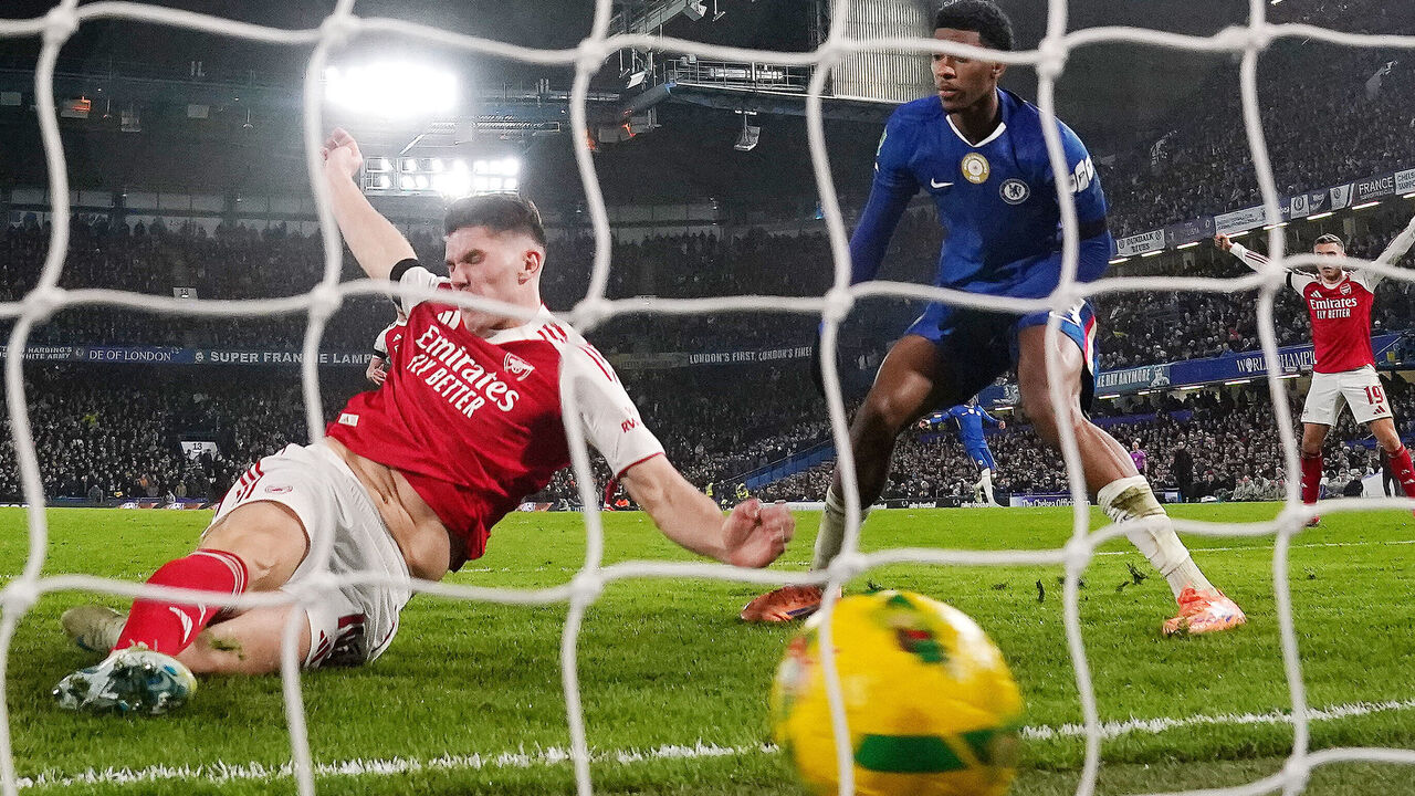 Gyökeres brilha no Arsenal-Chelsea com golo e assistência