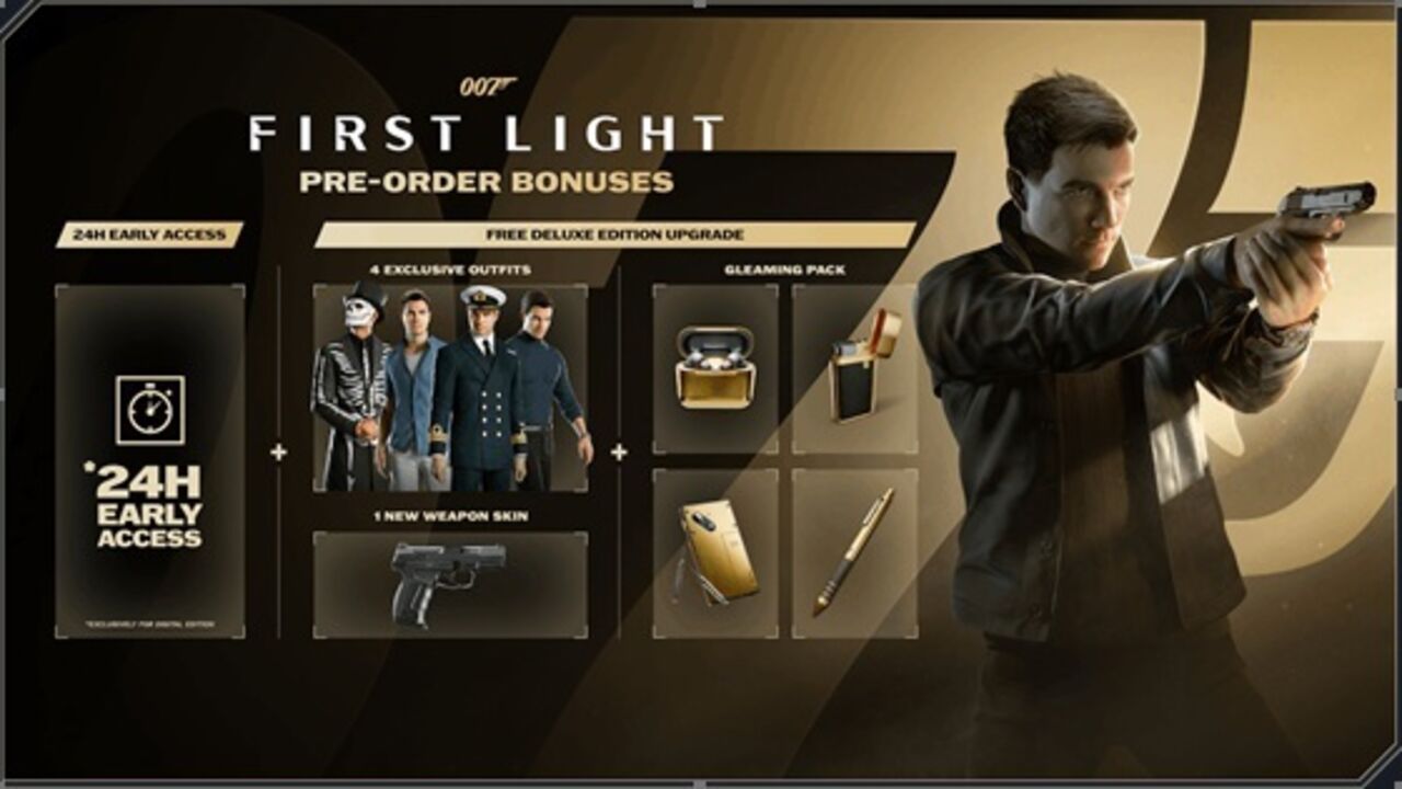 Bónus de pré-encomenda de 007 First Light incluem acesso antecipado e extras