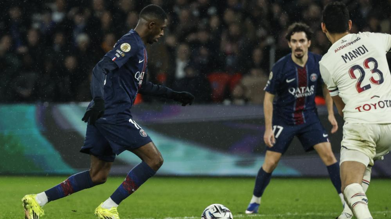 Dembélé brilhou sob olhar atento de Vitinha