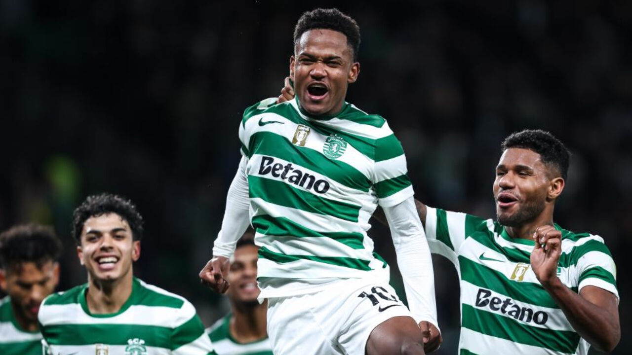 Geny bisou na vitória leonina sobre o Casa Pia (3-0)