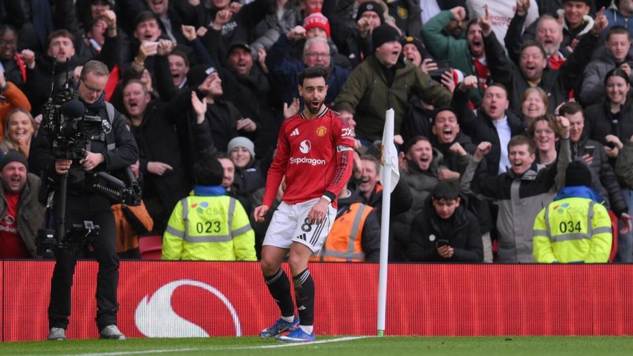 Bruno Fernandes no dérbi United-City