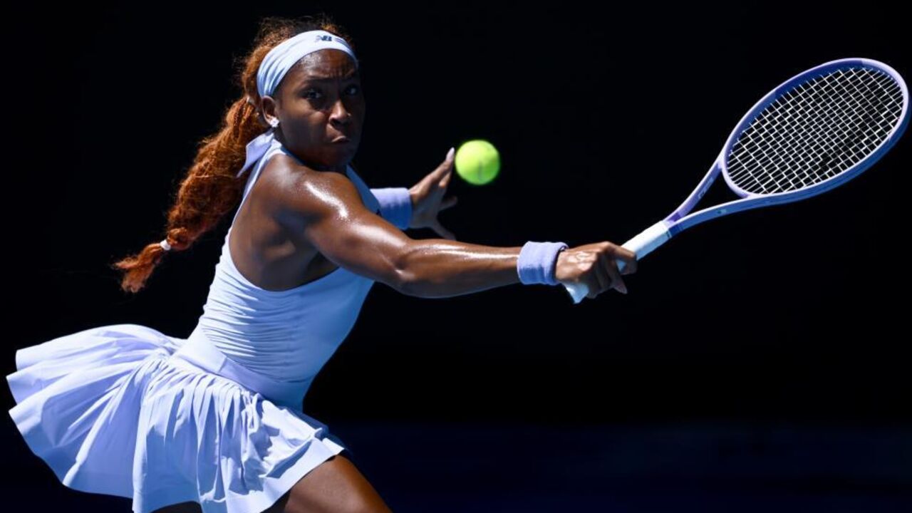 Coco Gauff no Open da Austrália