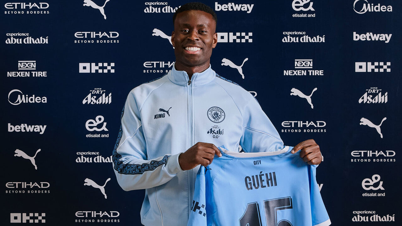 Marc Guéhi apresentado como reforço do Manchester City