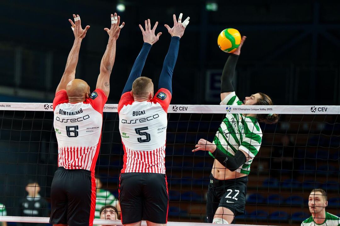 Sporting CP perde com o Rzeszow na Liga dos Campeões de voleibol