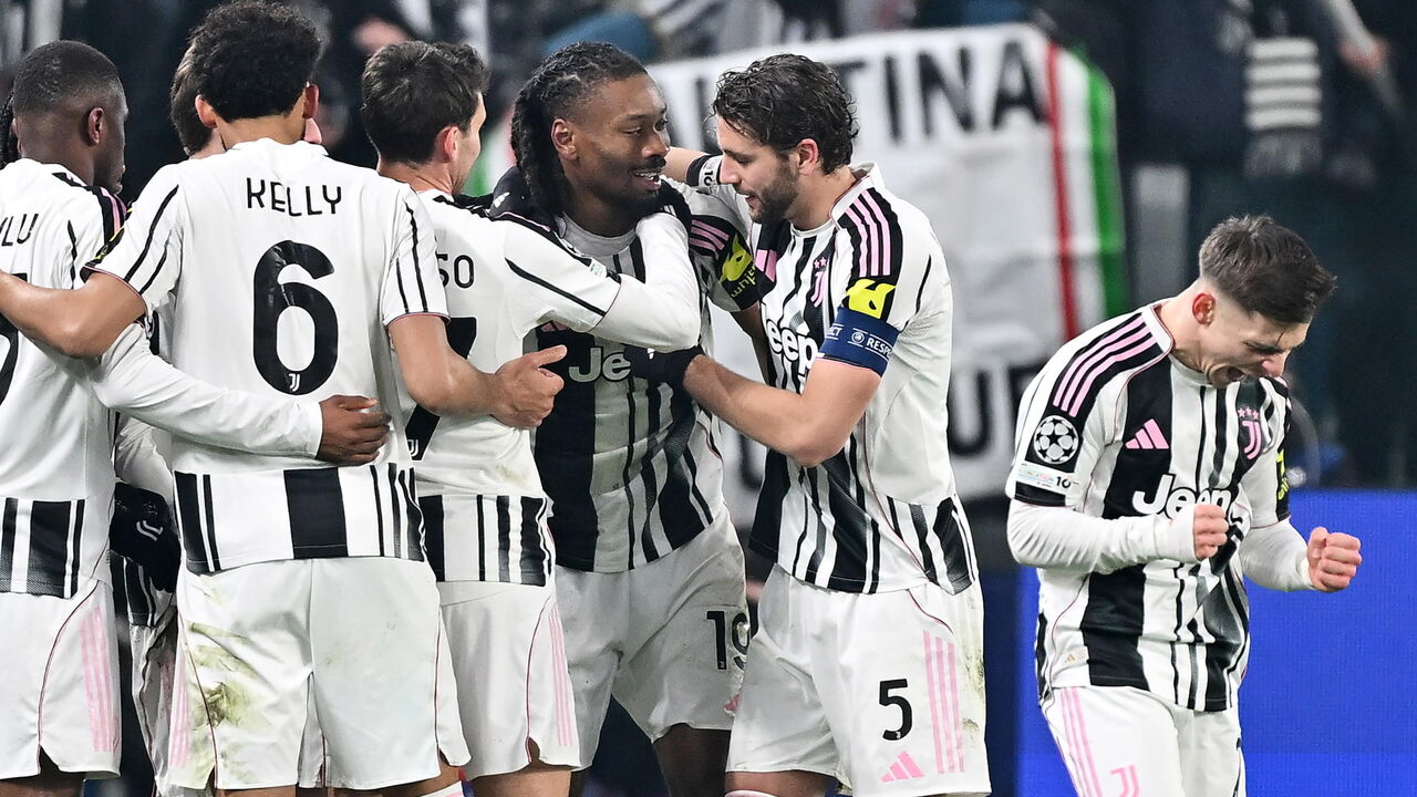 Juventus derrotou Benfica por 2-0