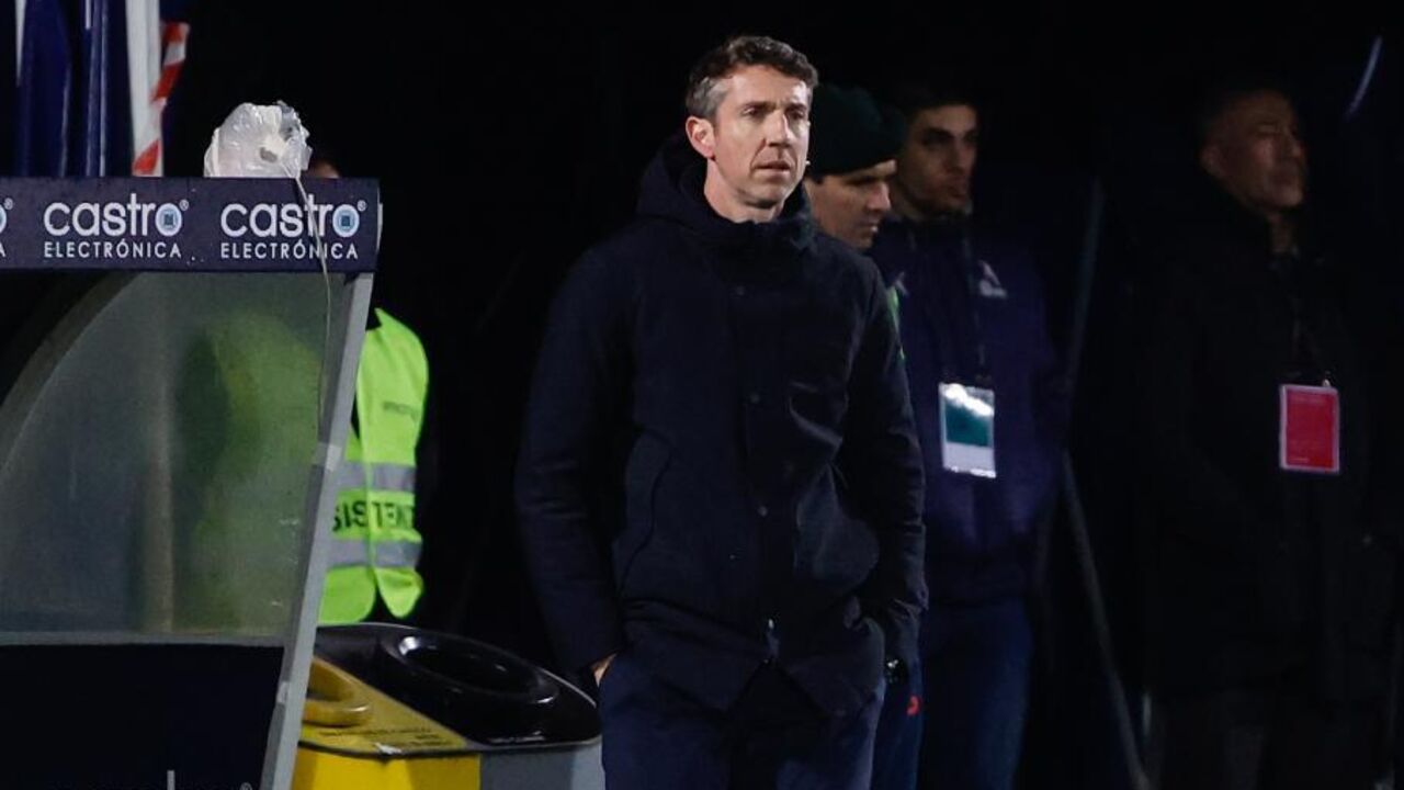 Vasco Seabra acompanha o jogo no estádio
