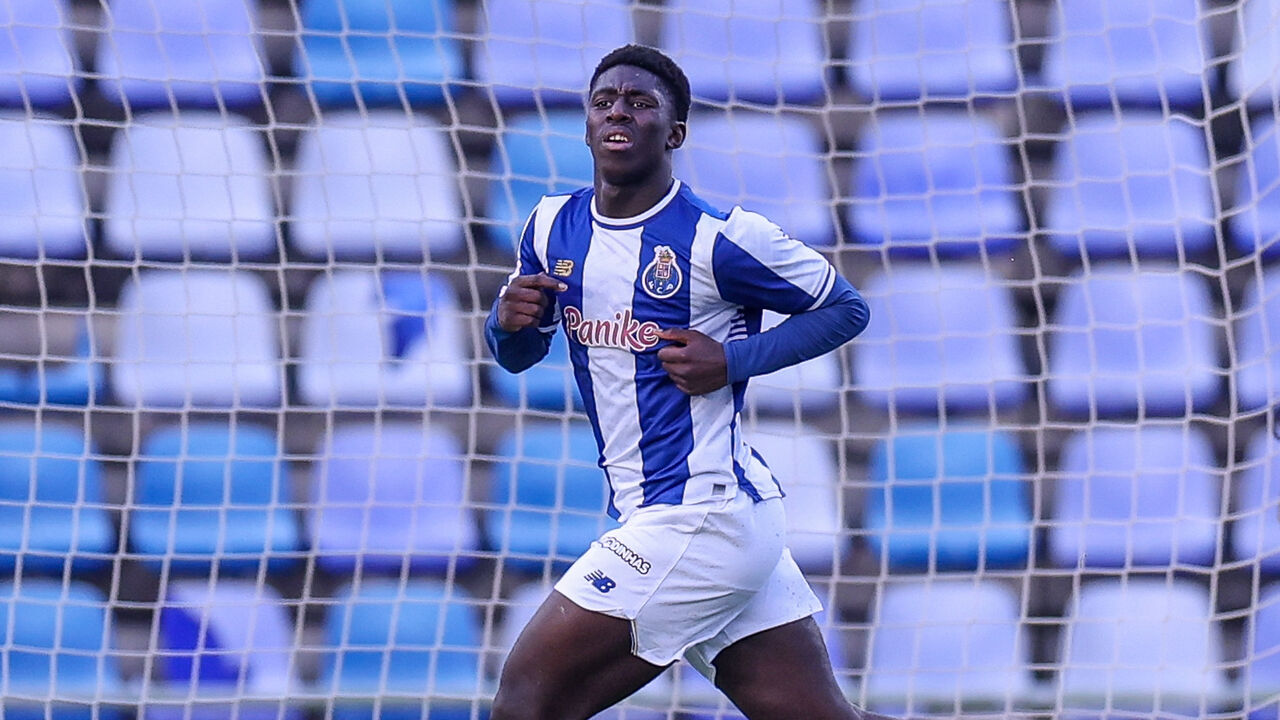 Tcherno Jamanca festeja golo pelo FC Porto