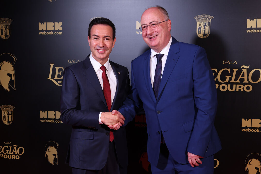 António Salvador ao lado de José Manuel Fernandes, antes da gala Legião de Ouro 2026