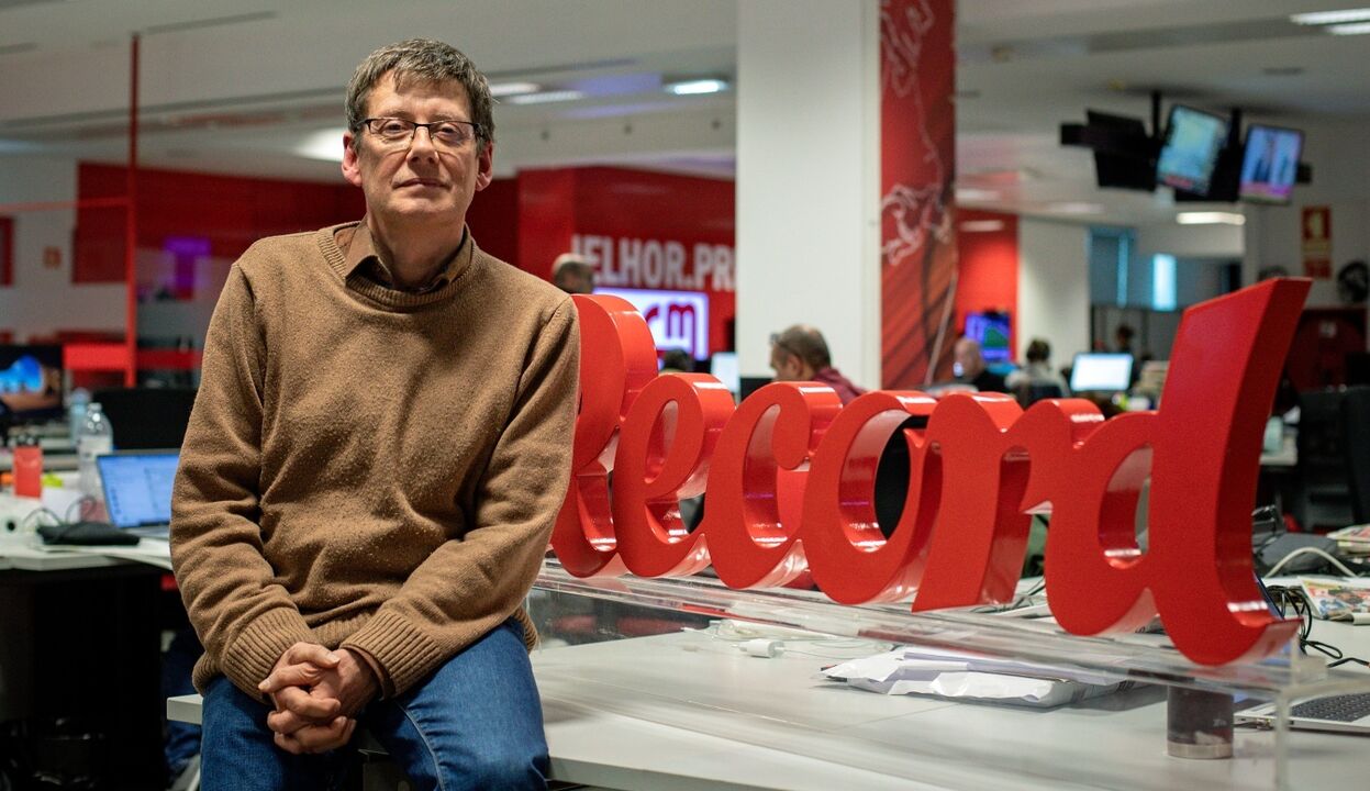 António Fróis esteve na redação do Record