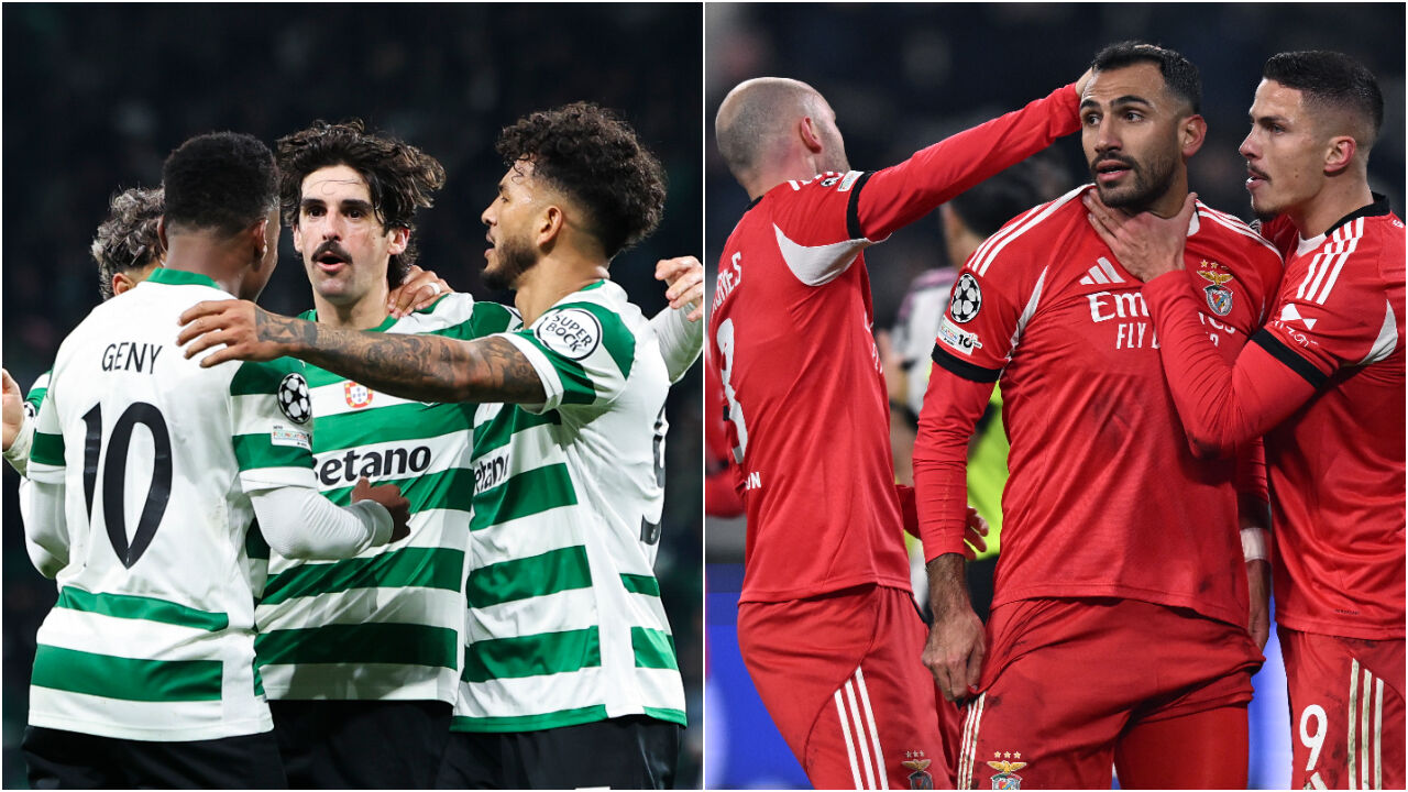 Para as contas portuguesas no ranking da UEFA é crucial que Sporting e Benfica terminem esta fase de liga da Champions com nota positiva