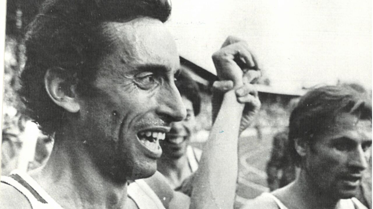 Fernando Mamede e Carlos Lopes em Estocolmo'1984