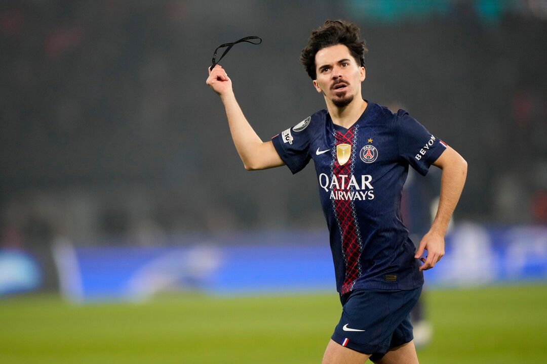 Vitinha a festejar frente ao PSG