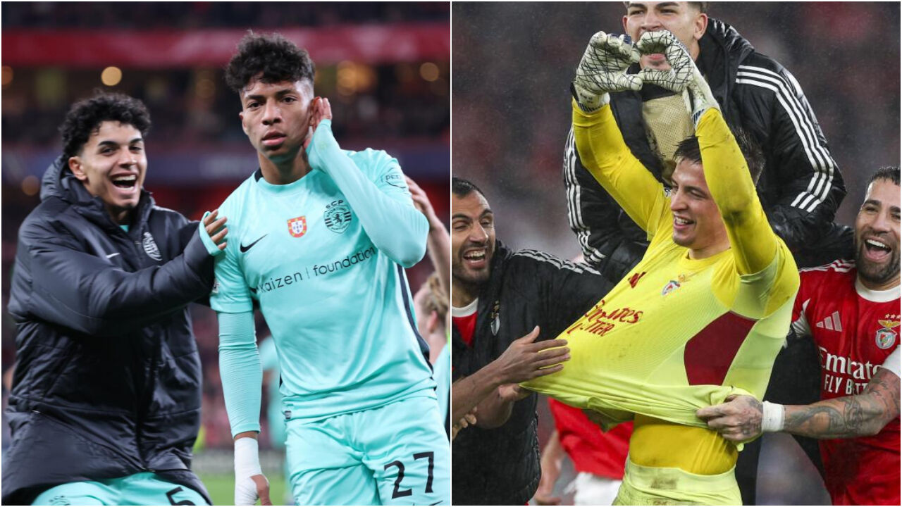 Alisson Santos e Trubin foram os heróis de Sporting e Benfica em mais uma noite de Champions