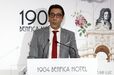 Rui Costa a discursar durante a inauguração do Benfica Hotel
