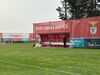 Mário Branco no treino do Benfica