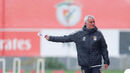 José Mourinho no treino do Benfica 